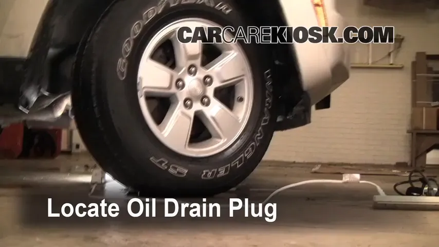 2009 Jeep Liberty Sport 3.7L V6 Oil Change Oil and Oil Filter